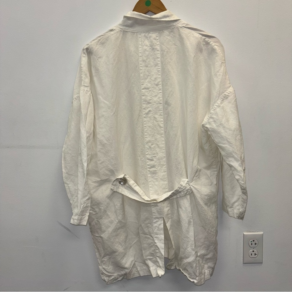 Back Beat Rag Linen Blazer Jacket - Picture 7 of 8